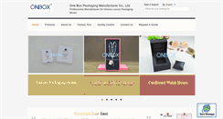 Desktop Screenshot of luxurypackagingbox.com