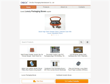 Tablet Screenshot of luxurypackagingbox.com